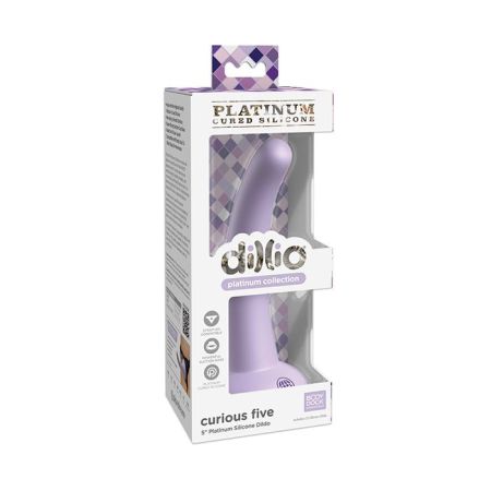 Dillio Platinum Curious Five Silicone Dildo